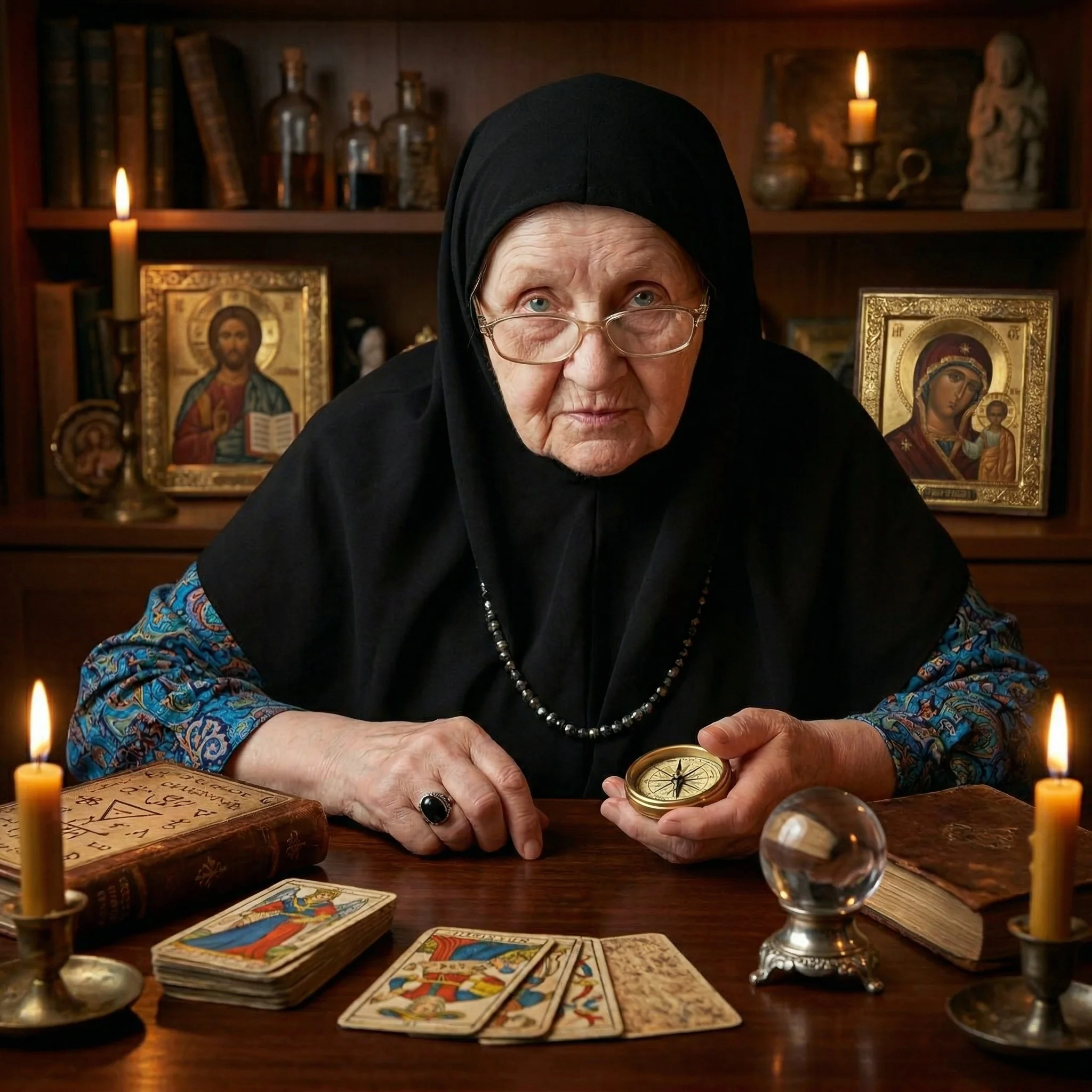 Бабушка Аня — гадалка в Алматы